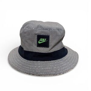 Nike Golf Reversible Bucket Hat One Size Limited Edition Navy White Chevron Logo